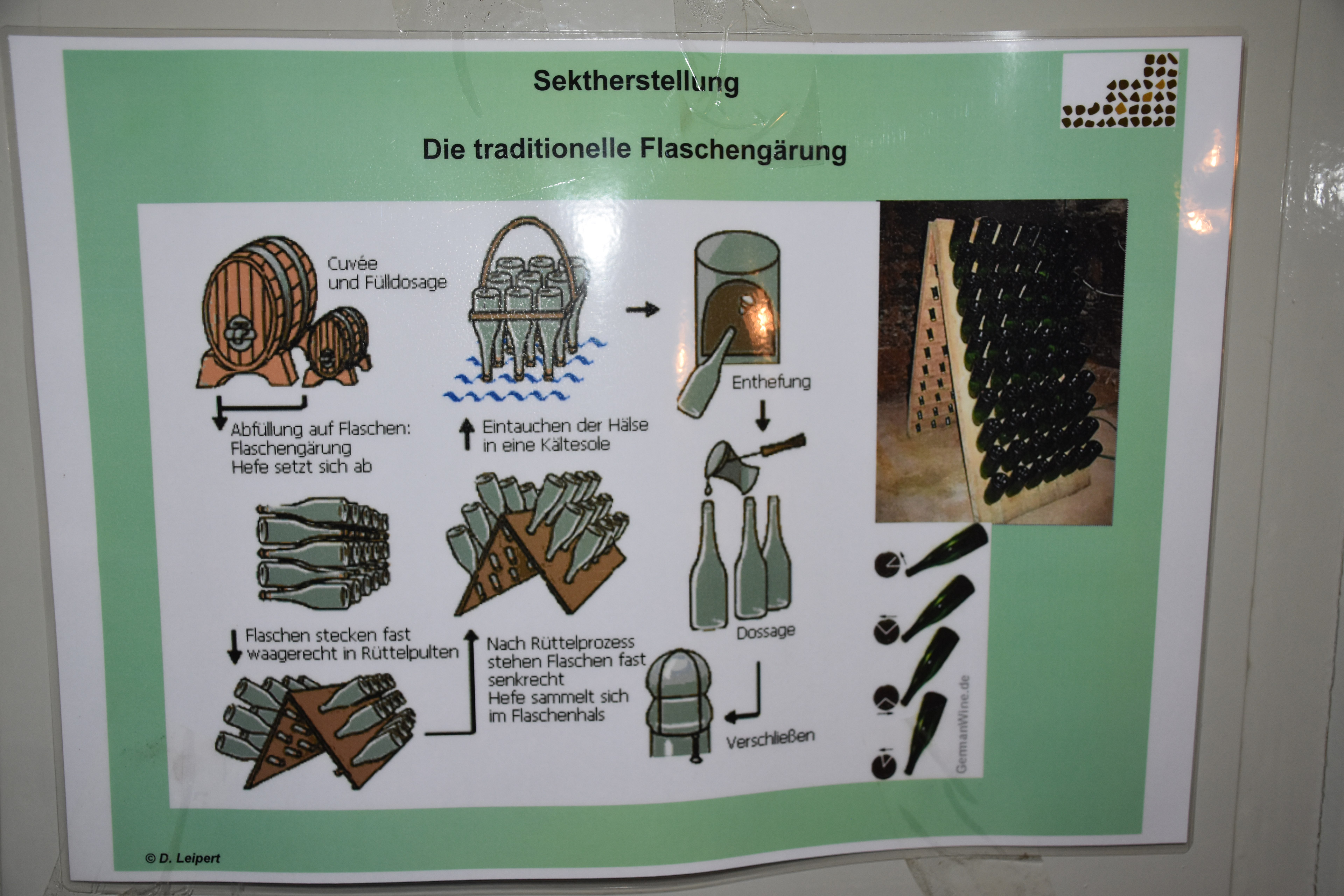Abfüllung des Nobling Sekts Jahrgang 2017
